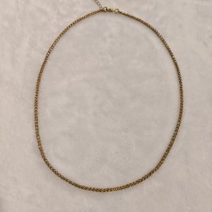 22"-24" 18k Gold Plated Wheat Chain